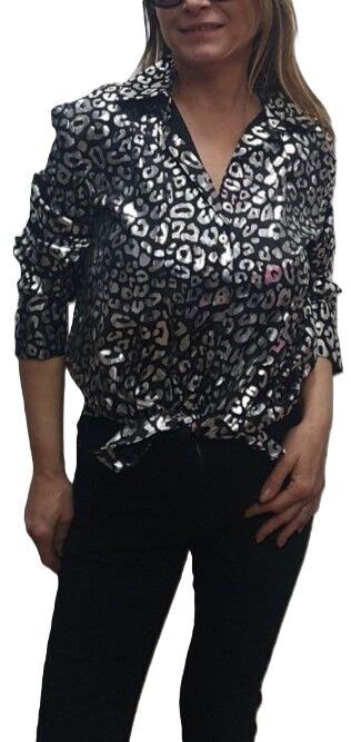 Dalmaçyalı Desenli̇ Kadın Gömlek T001